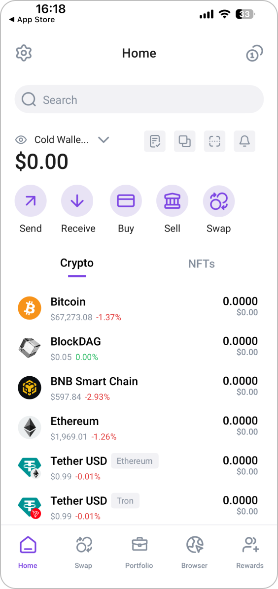 Step 1 - Select BlockDAG