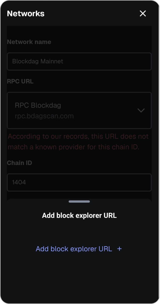 Step 7 - Add Explorer URL