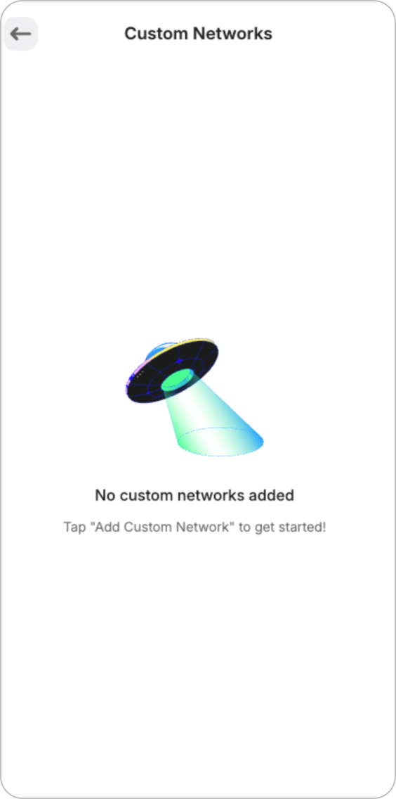Step 4 - Select Add Custom Network